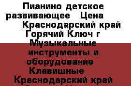 Пианино детское развивающее › Цена ­ 5 000 - Краснодарский край, Горячий Ключ г. Музыкальные инструменты и оборудование » Клавишные   . Краснодарский край,Горячий Ключ г.